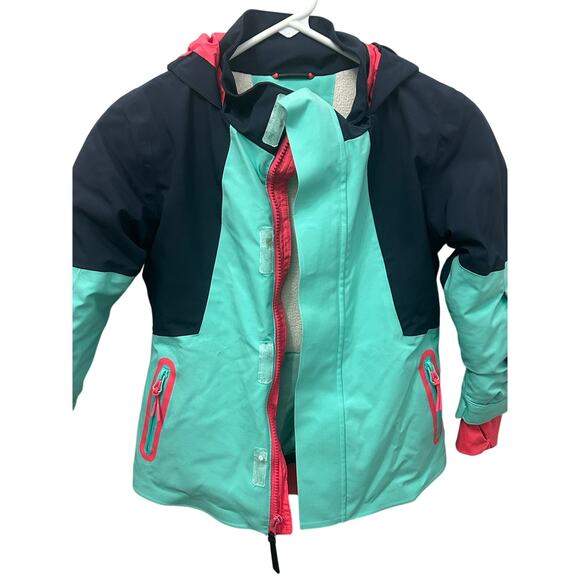All in Motion Snow Sport Ski Jacket Coat Teal Navy Winter System XS - Picture 1 of 3